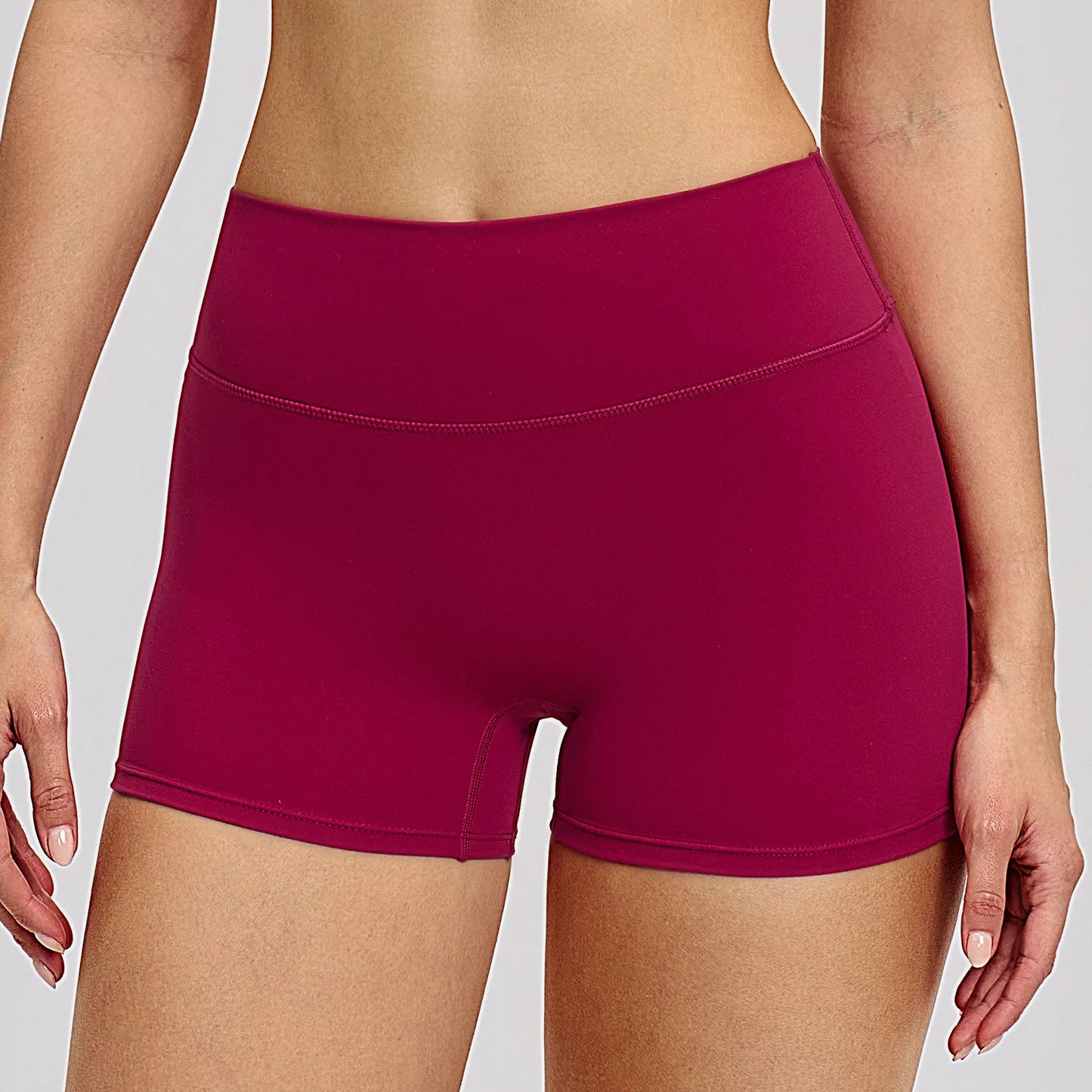 Women High Waist Yoga Shorts Running Cycling Shorts Breathable Fitness Shorts Female Summer Workout Shorts Gym Sports Tights
