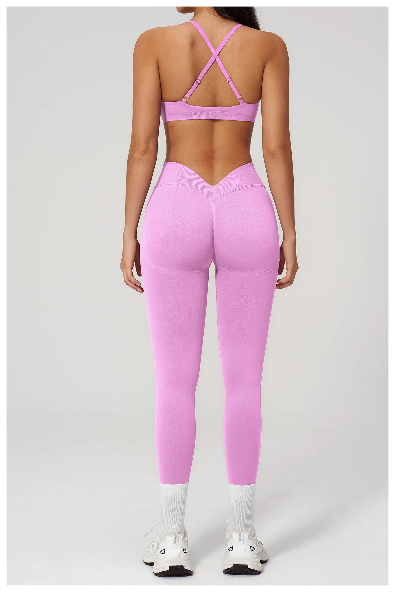 Summer Seamless Yoga Bra Women Fitness Workout Top Cross Back Strap Sports Underwear Female Breathable Running Cycling Gym Top
