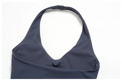 Summer New Yoga Bra Women Sports Shockproof Bra Sexy V-Neck Fitness Underwear Female Backless Sports Bra Gym Push Up Workout Top