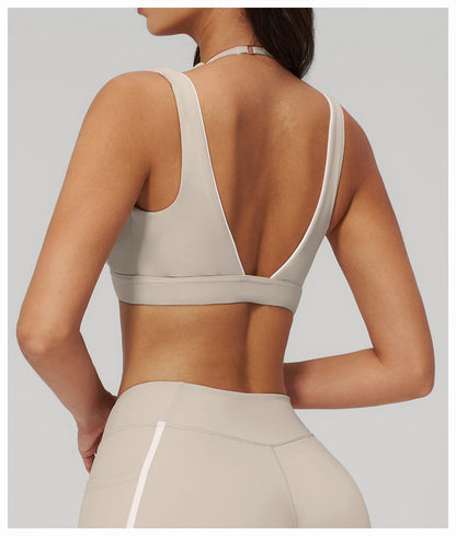Summer Sexy Gym Top Women's Sports Bra Breathable Sports Underwear Running Shockproof Yoga Bra Female Fitness Bra Workout Top