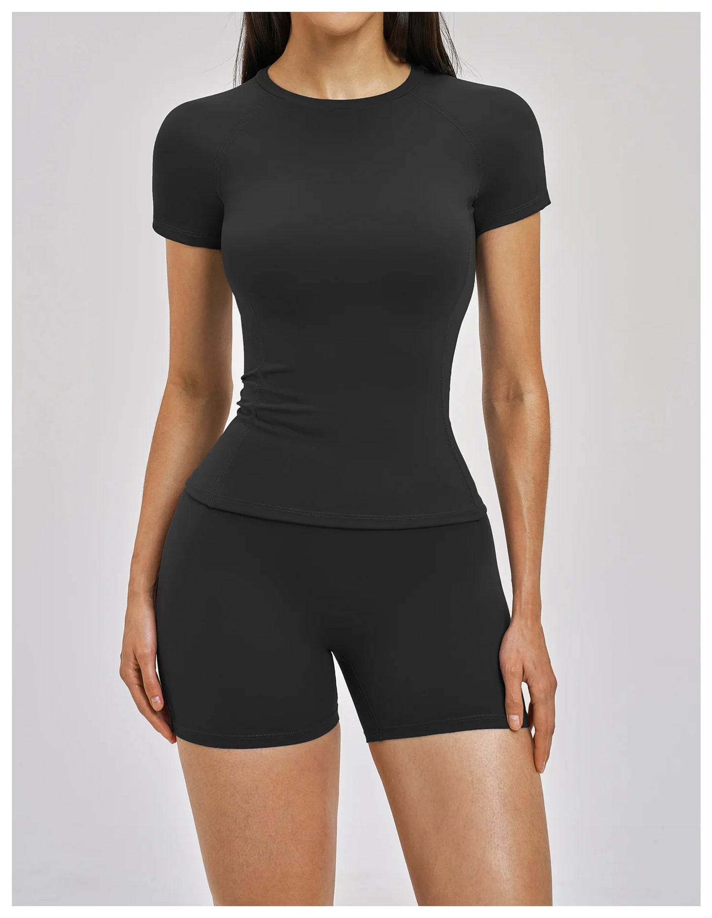 Women's Clothes Yoga Top Sport T Shirt Fitness Clothes Short Sleeve Yoga Shirt Gym Top Female Workout Active Wear Sport Tops