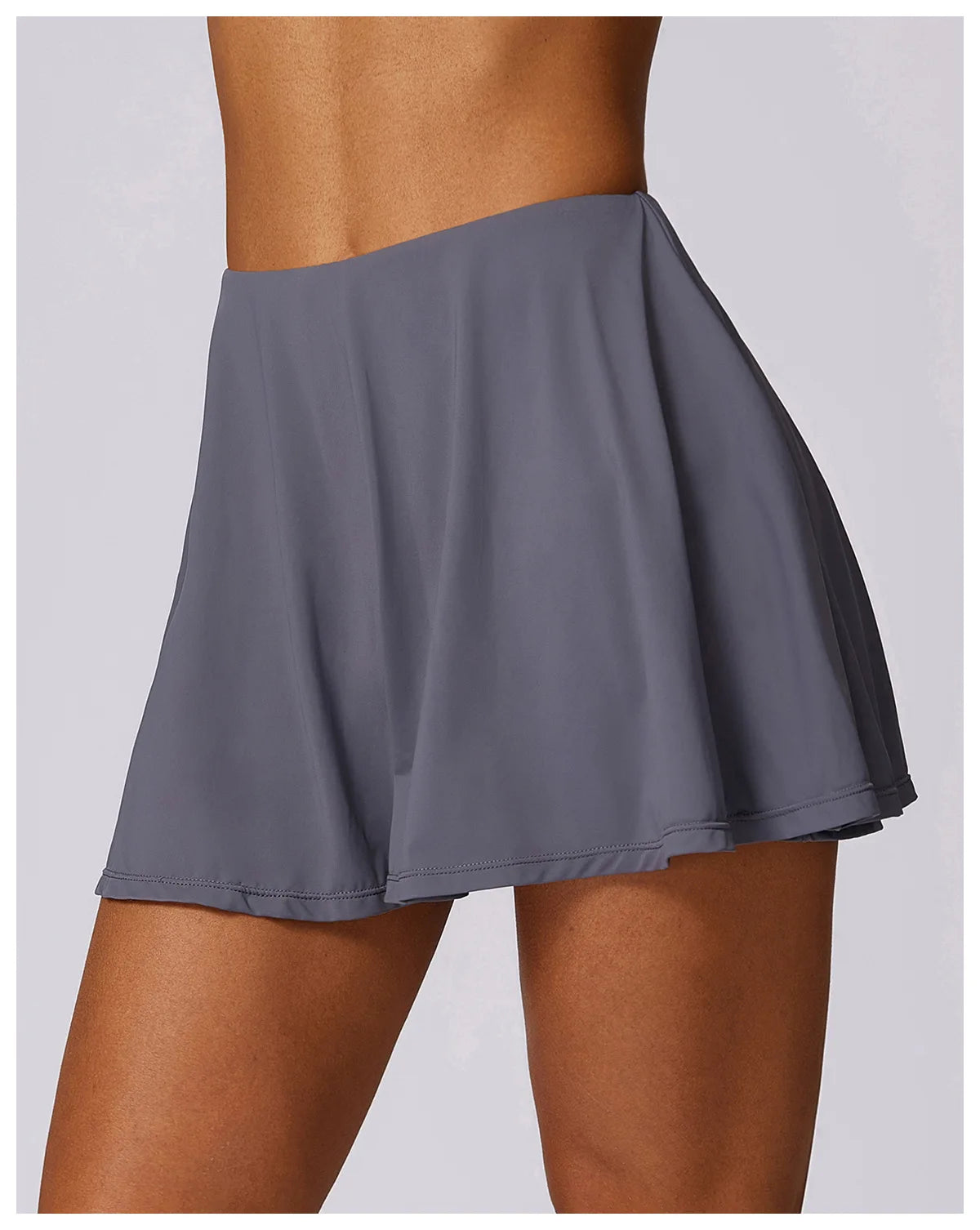 New Gym Yoga High Waist Yoga Skirt Tennis Sports Fitness Push Up Quick Drying Sun Protection Skirt UV Protection