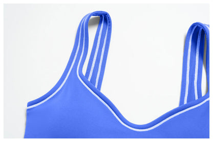 Yoga Bra Women's Shockproof Sports Bra Summer Top Push Up Fitness Underwear Female Sport Tops Breathable Running Vest Bralette