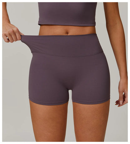 Women High Waist Yoga Shorts Running Cycling Shorts Breathable Fitness Shorts Female Summer Workout Shorts Gym Sports Tights