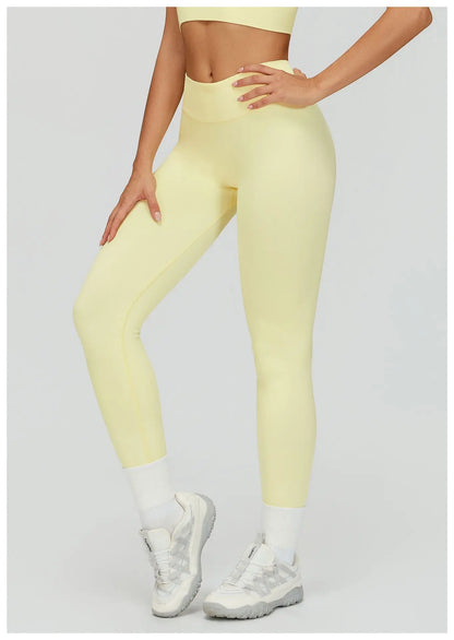 Seamless Leggings Summer Women Yoga Leggings Gym V Shaped Tight Fitness Pants Running Cycling Trousers High Waist Sports Legging
