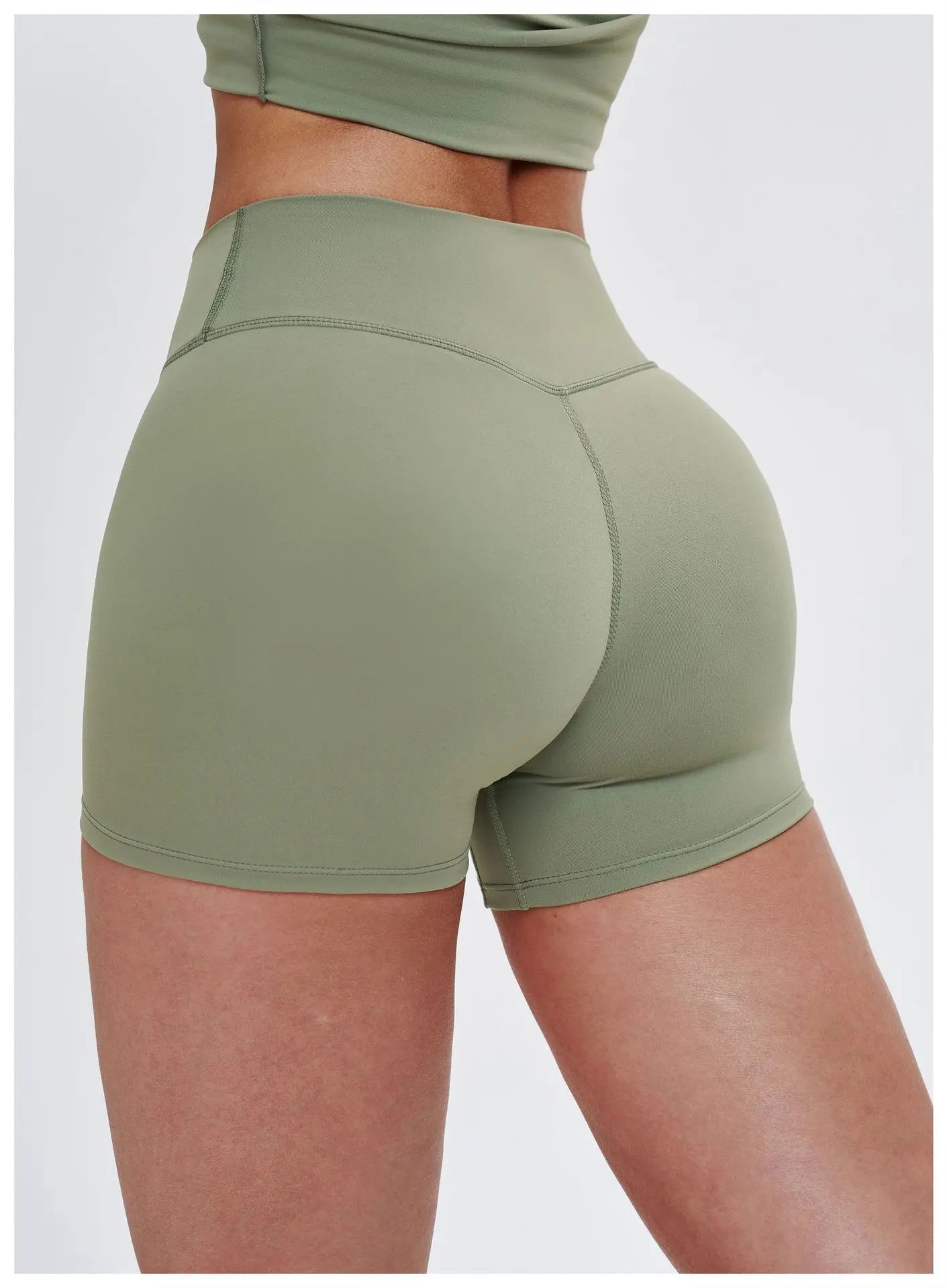 Women High Waist Yoga Shorts Running Cycling Shorts Breathable Fitness Shorts Female Summer Workout Shorts Gym Sports Tights