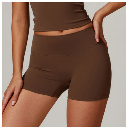 Women High Waist Yoga Shorts Running Cycling Shorts Breathable Fitness Shorts Female Summer Workout Shorts Gym Sports Tights
