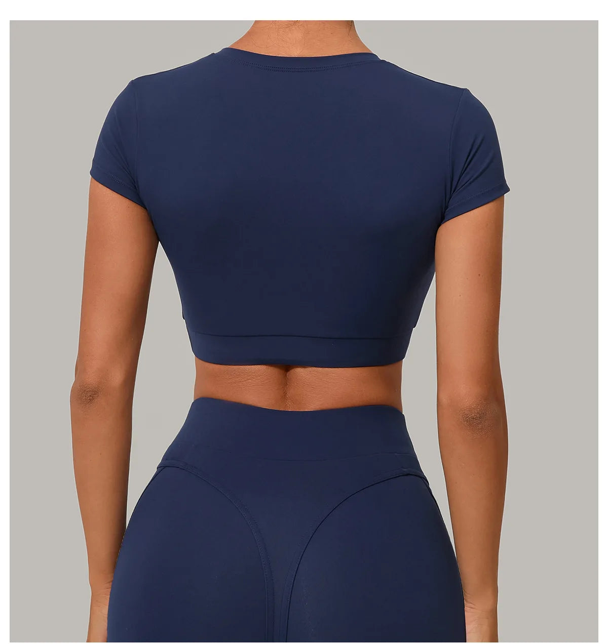Women Yoga Top Sport T-Shirts Exercise Fitness Clothes Short Sleeve Yoga Shirt Gym Top Running Quick Drying Workout Sport Top