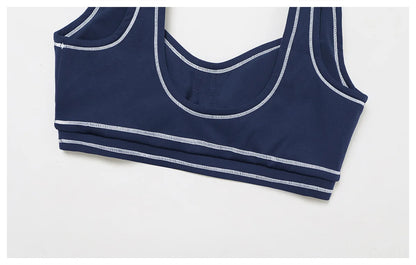 Yoga Bra Women's Shockproof Sports Bra Summer Top Push Up Fitness Underwear Female Sport Tops Breathable Running Vest Bralette