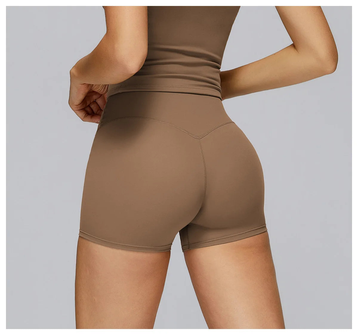 Women High Waist Yoga Shorts Running Cycling Shorts Breathable Fitness Shorts Female Summer Workout Shorts Gym Sports Tights