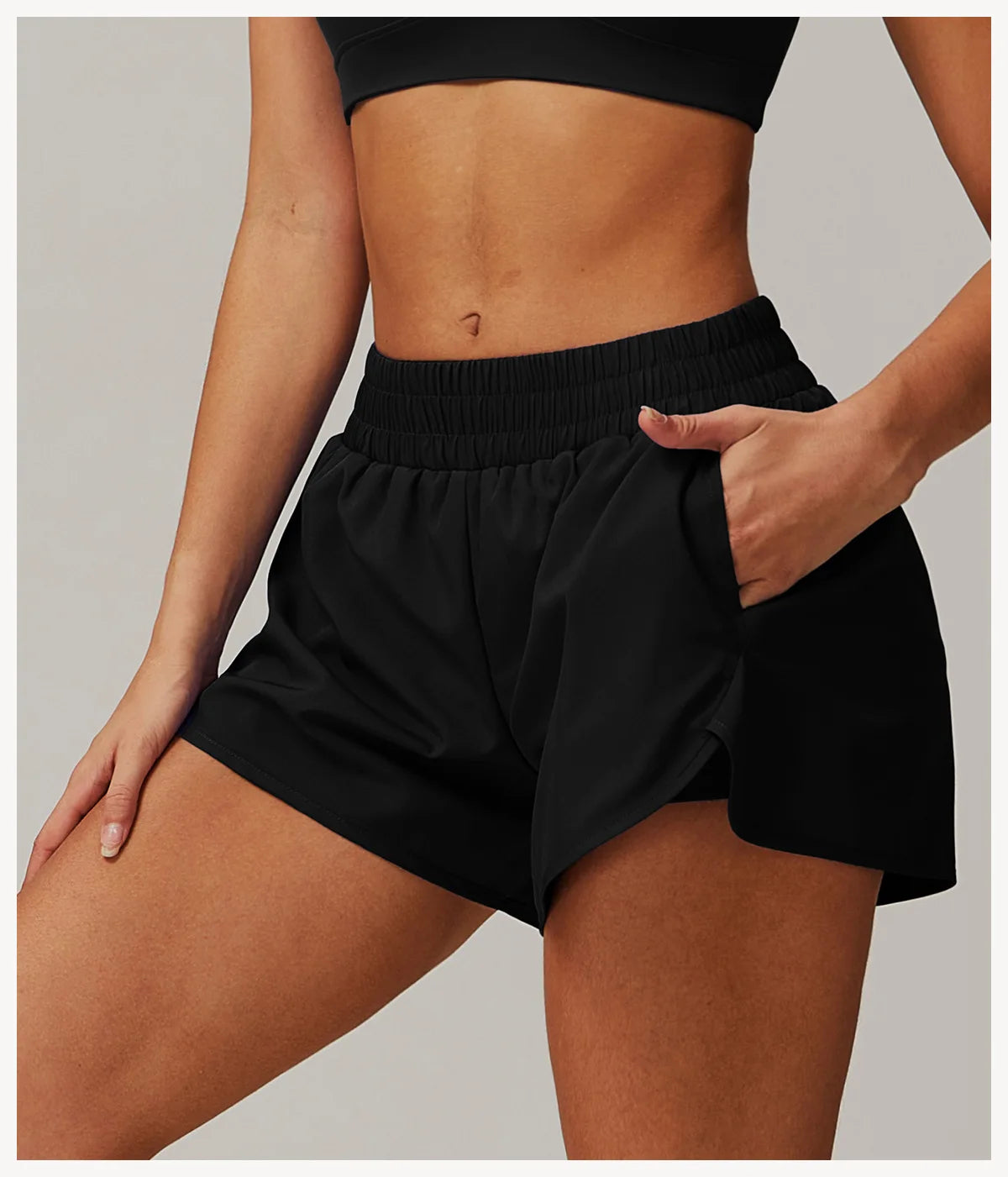 Running Shorts 2024 Summer Women Sports Shorts Lining 2 In 1 Quick-dry Yoga Shorts Breathable Fitness Shorts High Waist Fitness