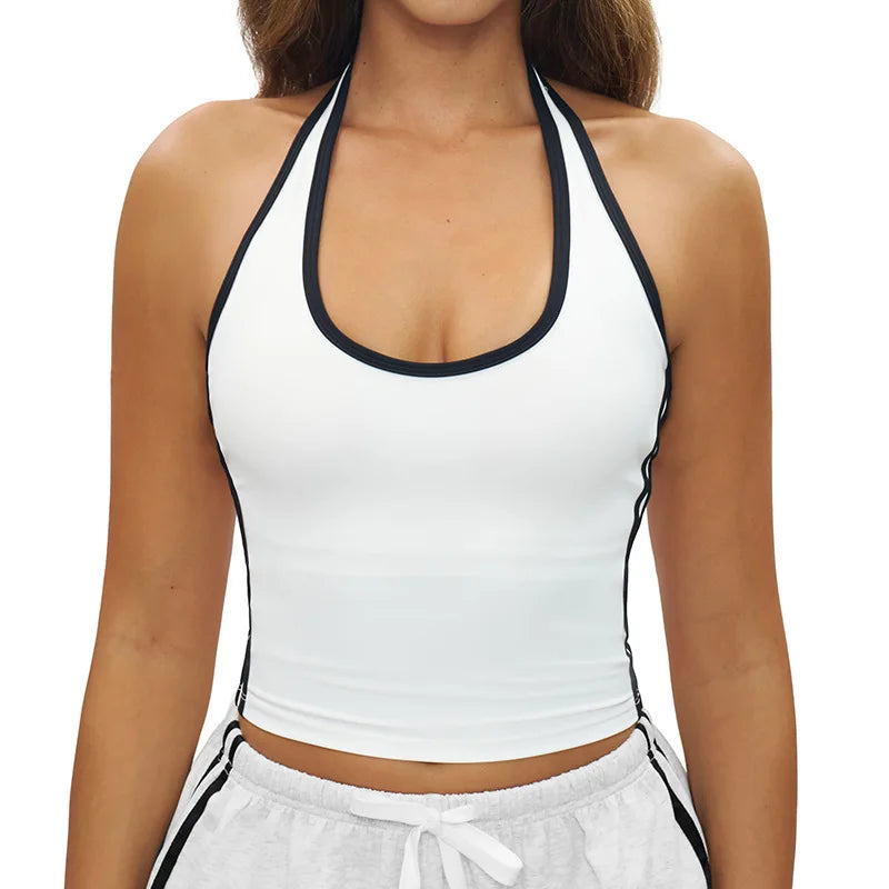 Summer Yoga Vest Women Fitness Quick-Dry Sports Top Workout Shockproof Yoga Vest Sexy Running Sports Tops Outdoors Fitness Bra