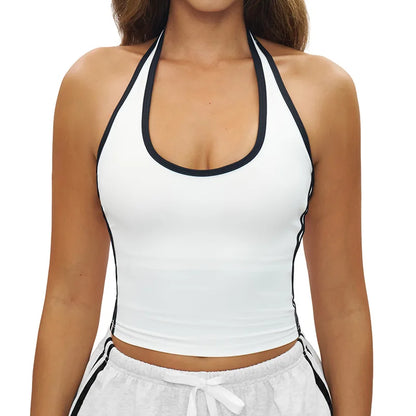Summer Yoga Vest Women Fitness Quick-Dry Sports Top Workout Shockproof Yoga Vest Sexy Running Sports Tops Outdoors Fitness Bra