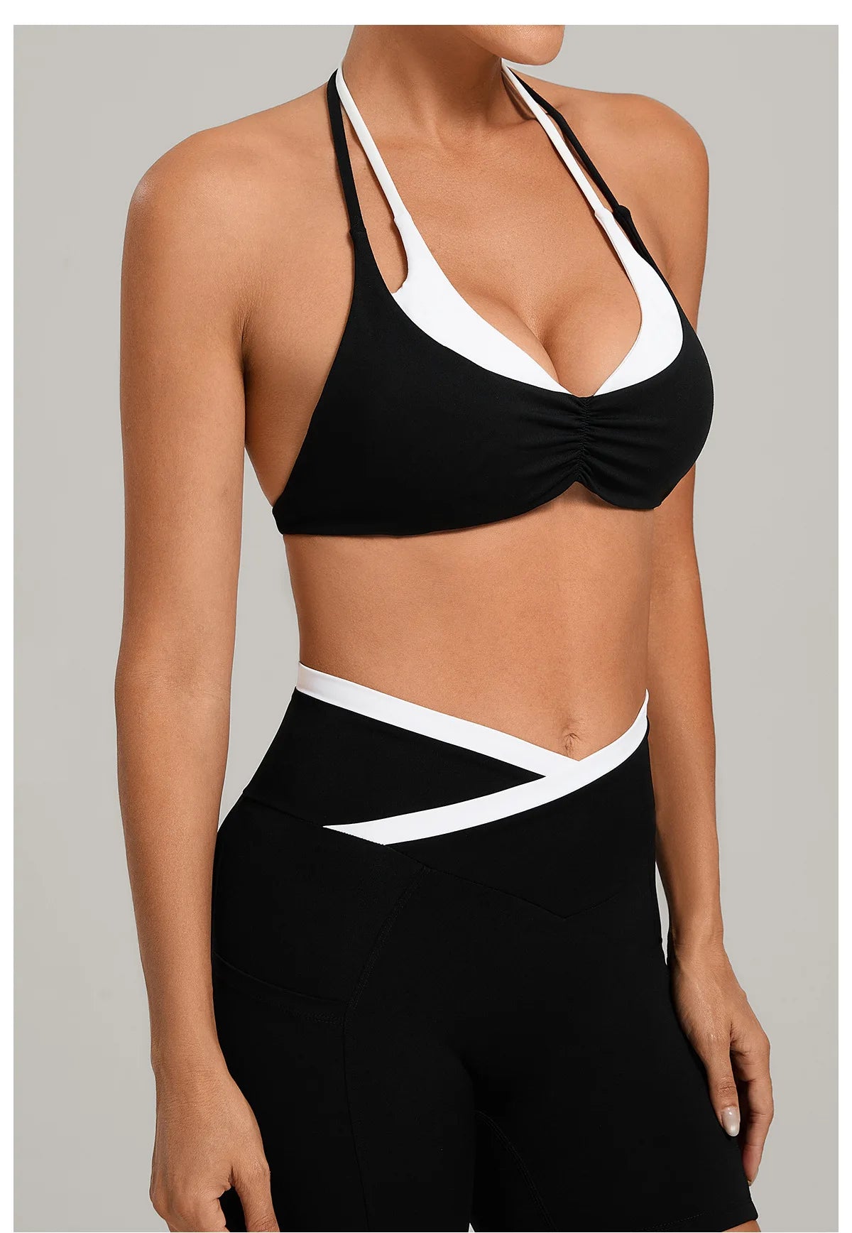 Sportswear Woman's Gym Underwear Stretch Shoulder Strap Fitness Sports Bra Breathable Female Top Yoga Sport Bra Outdoor Jogging
