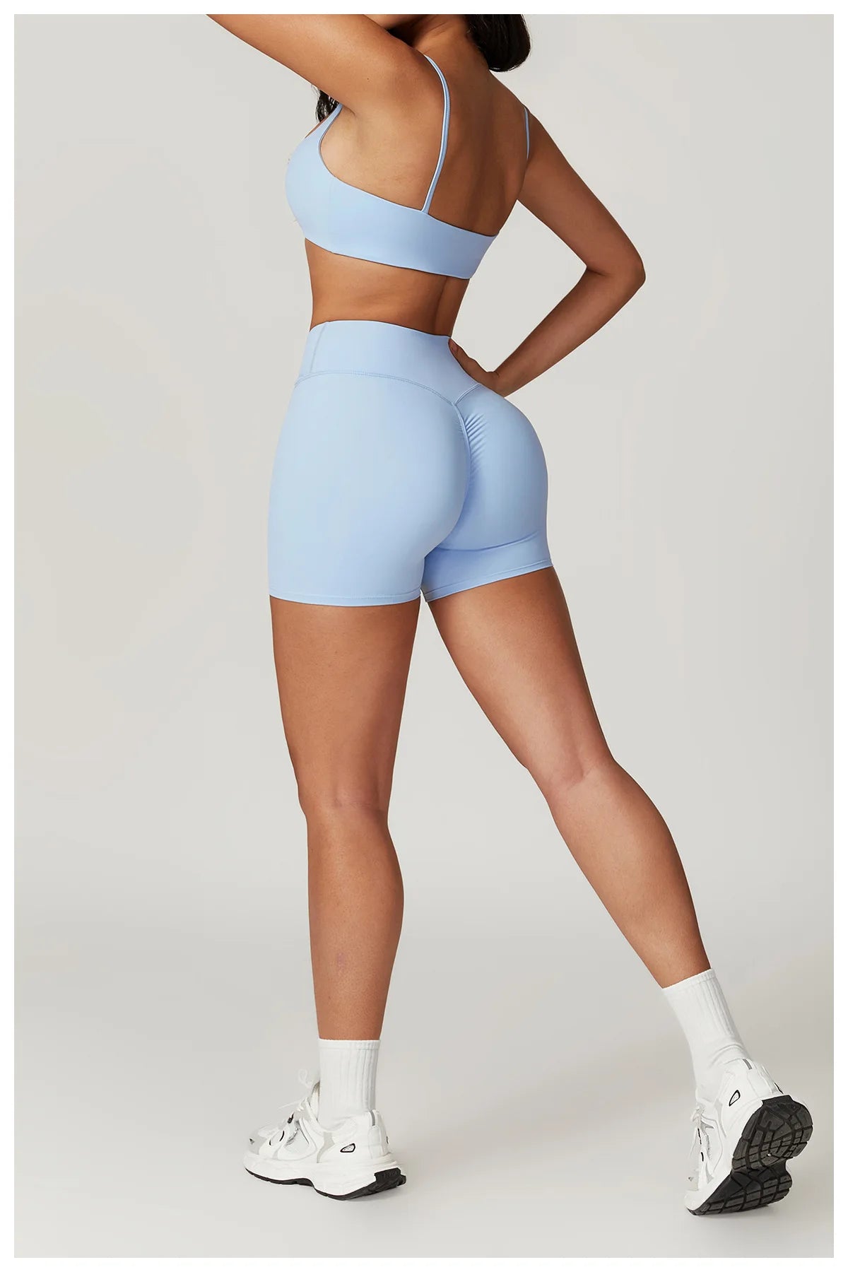 Yoga Shorts Women Fitness Shorts Running Cycling Shorts Quick Drying Sports Leggings High Waist Summer Workout Gym Push-up Short