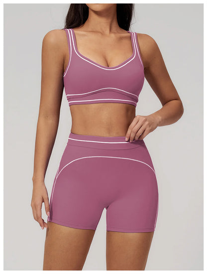 Yoga Bra Women's Shockproof Sports Bra Summer Top Push Up Fitness Underwear Female Sport Tops Breathable Running Vest Bralette