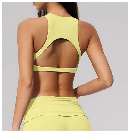 Summer Yoga Bra Women's Fitness Underwear Shockproof Sports Bra Sexy Beautiful Back Sports Bra Female Breathable Top Running Bra