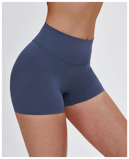Women High Waist Yoga Shorts Running Cycling Shorts Breathable Fitness Shorts Female Summer Workout Shorts Gym Sports Tights