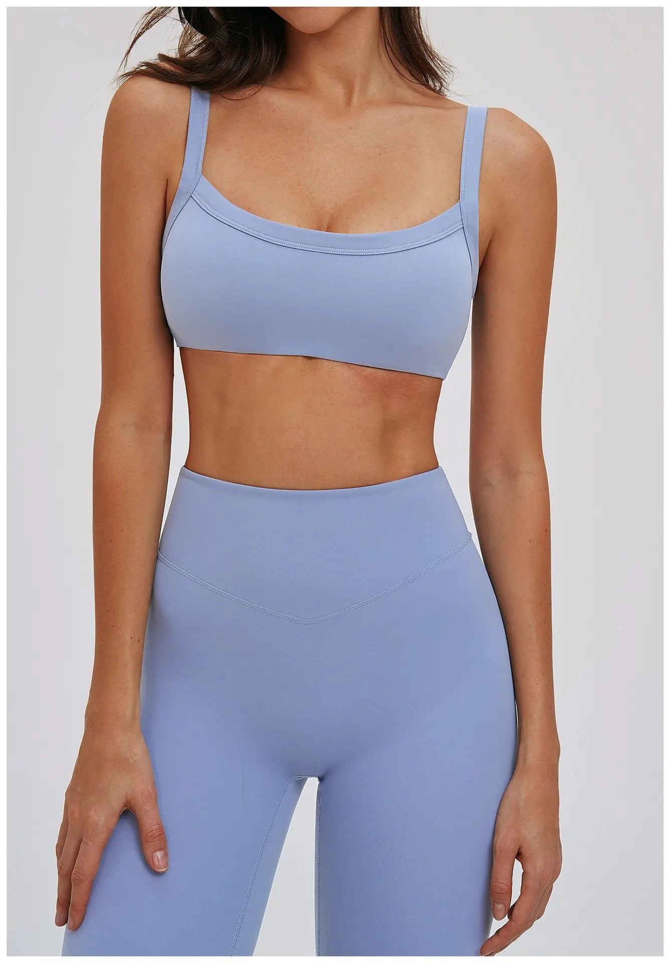 Women's Sports Underwear Lnvisible Bra Breathable Comfortable Elastic Shockproof Underwear Without Steel Rings Sports Underwear