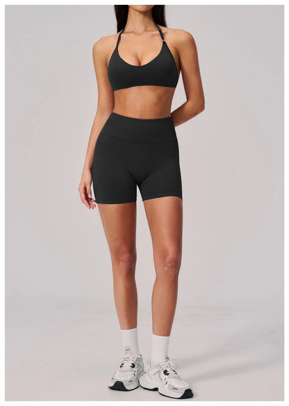 Seamless Sports Shorts Women Yoga Shorts High Waist Workout Shorts Breathable Sports Leggings Gym Shorts Running Cycling Shorts