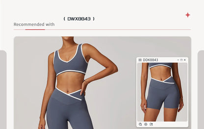 New Women Sports Bra Back High Impact Workout Sport Top Crop Fitness Wear For Yoga Gym Brassiere Sportswear Gym Push Up Bra