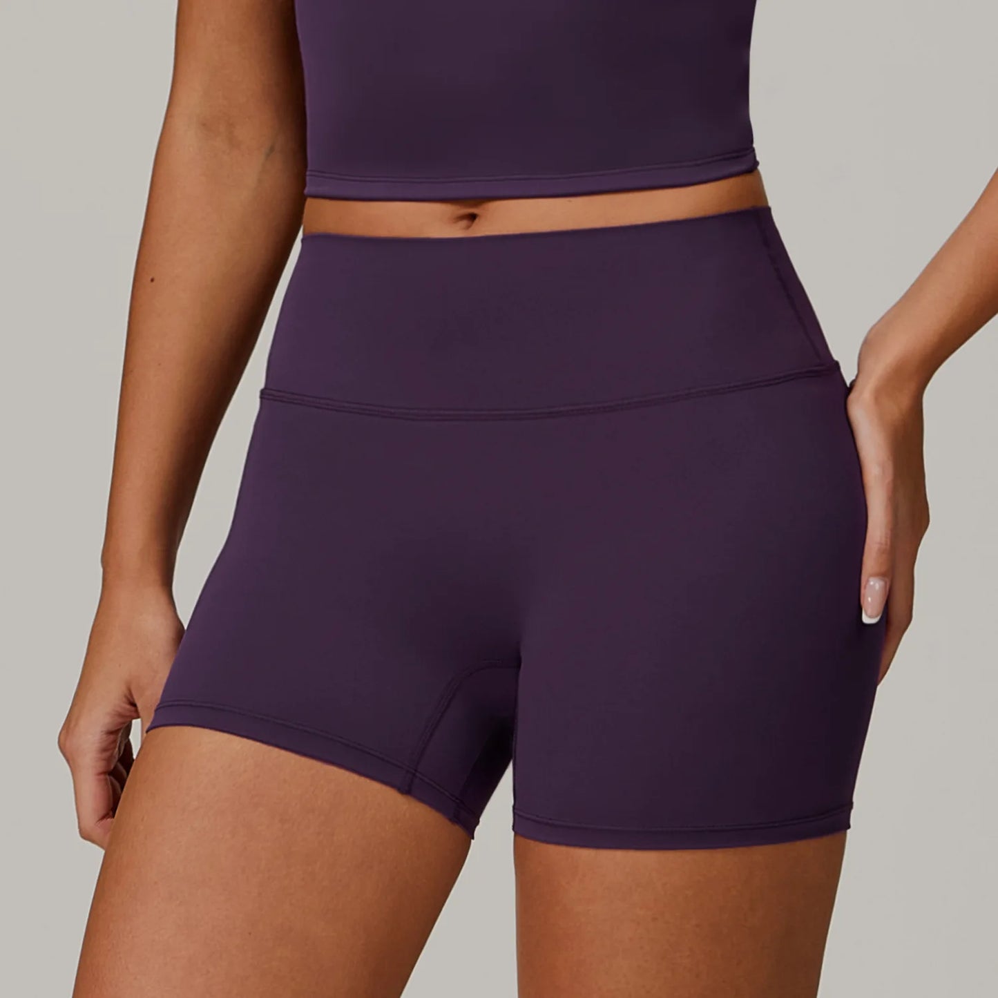 Women High Waist Yoga Shorts Running Cycling Shorts Breathable Fitness Shorts Female Summer Workout Shorts Gym Sports Tights