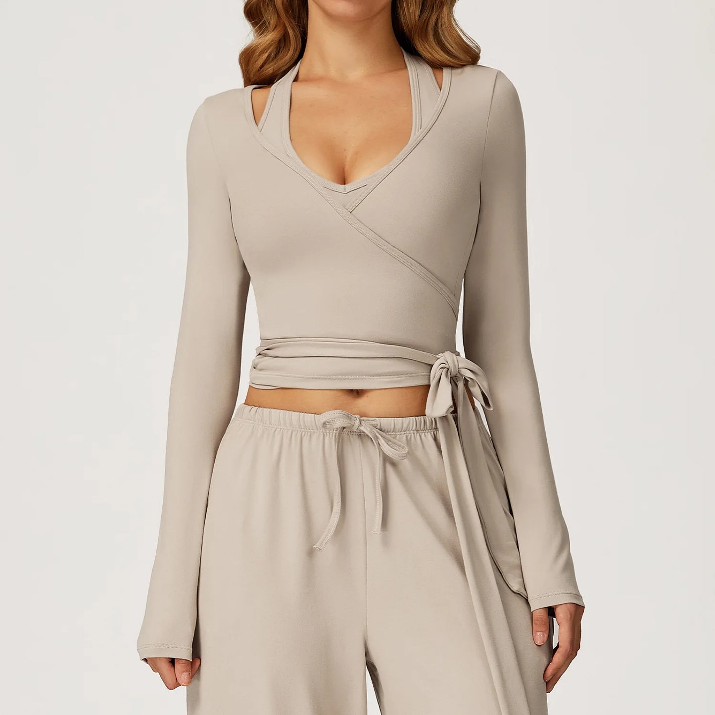 Women Fitness Yoga Shirt Strappy Long Sleeve Sports Jacket Gym Top Activewear Running Coats Workout Clothes Woman Sportswear ﻿