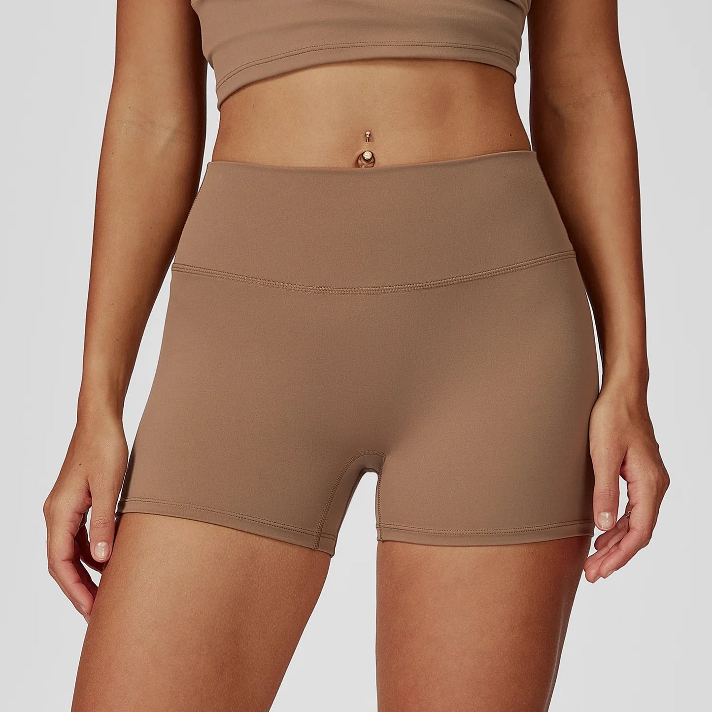 Women High Waist Yoga Shorts Running Cycling Shorts Breathable Fitness Shorts Female Summer Workout Shorts Gym Sports Tights
