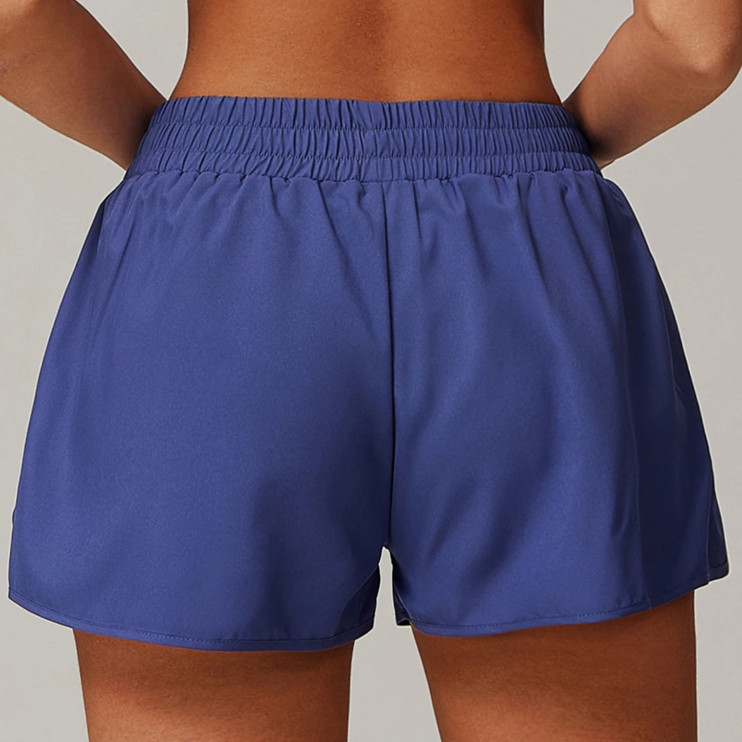 Running Shorts 2024 Summer Women Sports Shorts Lining 2 In 1 Quick-dry Yoga Shorts Breathable Fitness Shorts High Waist Fitness