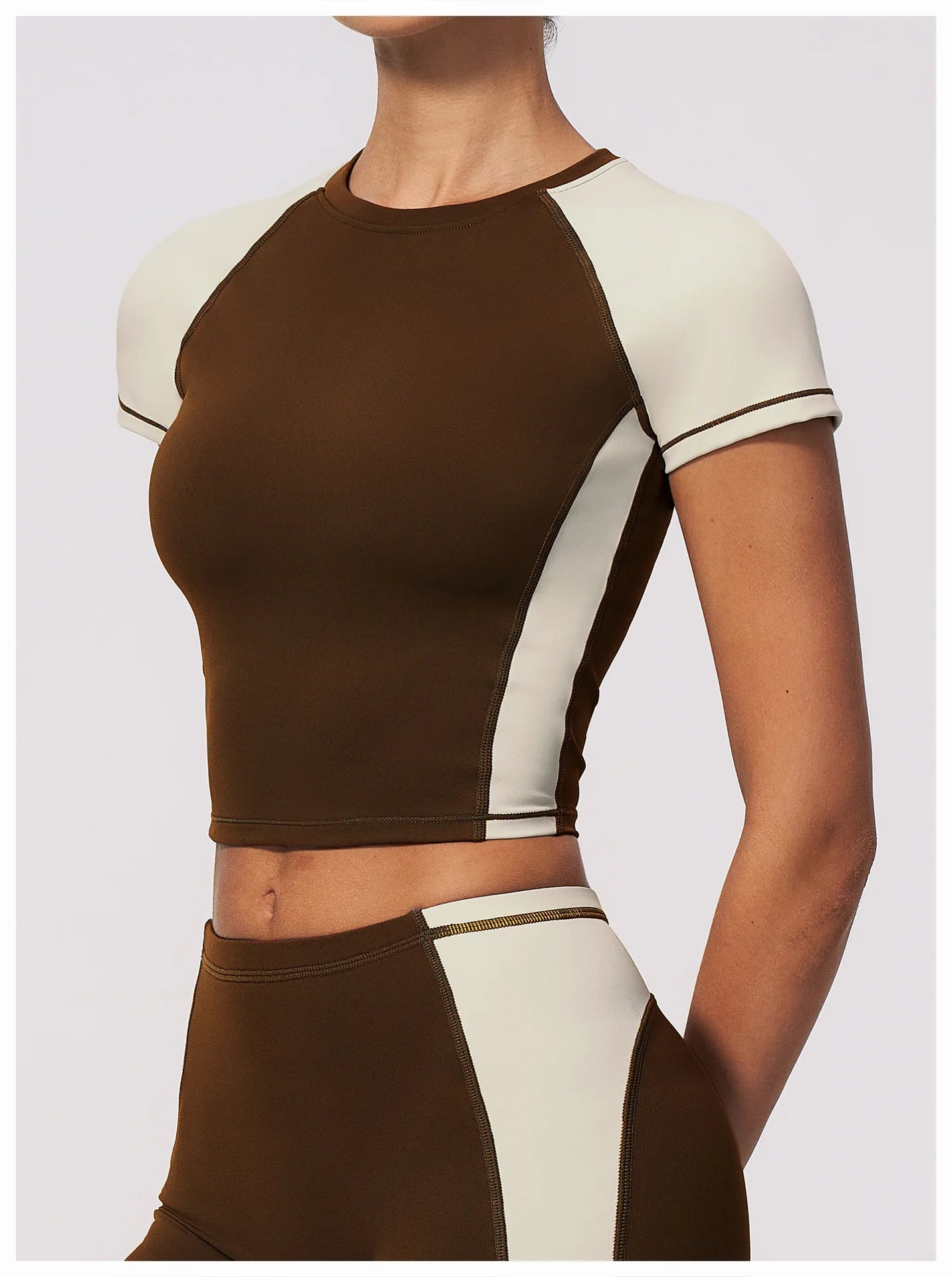 Summer Yoga Top Women Breathable Yoga Shirts Fitness Sports T-Shirts Gym Crop Top Light Weight Yoga Shirt Fitness Activewear