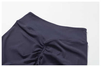 Yoga Shorts Women Fitness Shorts Running Cycling Shorts Quick Drying Sports Leggings High Waist Summer Workout Gym Push-up Short