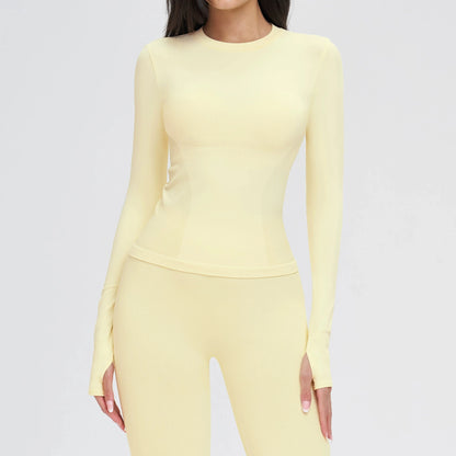 Seamless Women Yoga Top Sport Long Sleeves Breathable Fitness Clothes Short Sleeve Yoga Shirt Gym Top Running Active Wear Sports