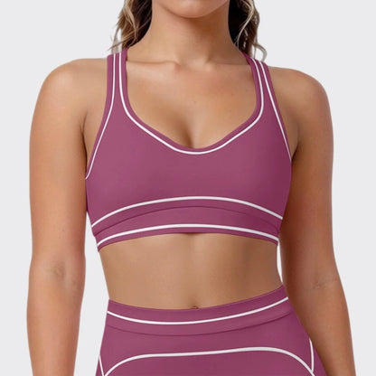 Sports Tank Top Women Sexy Fitness Bra Tights Backless Gym Clothe Underwear Yoga Bras High Running Training Shockproof Chest Pad