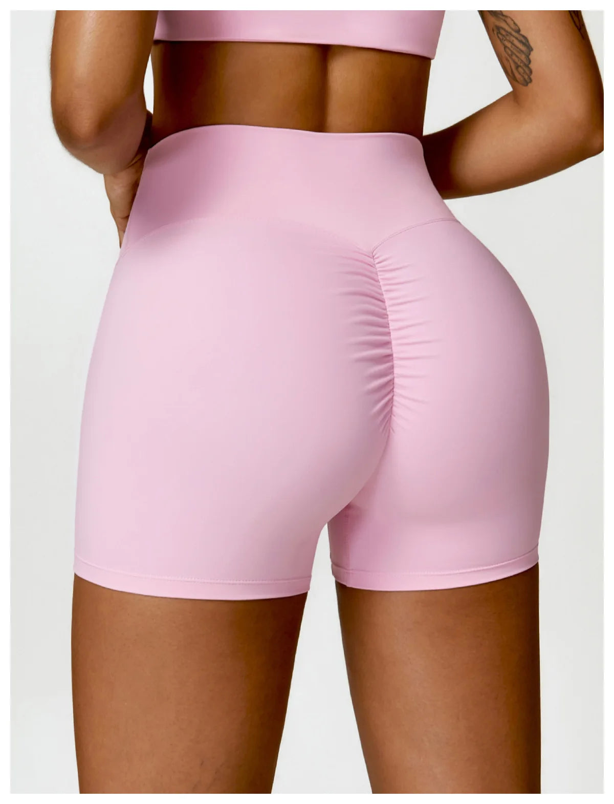 Yoga Shorts Women Scrunch Butt Yoga Pants High Waist Leggings Lift Butt Cycling Shorts Running Push Up Workout Gym Sports Shorts