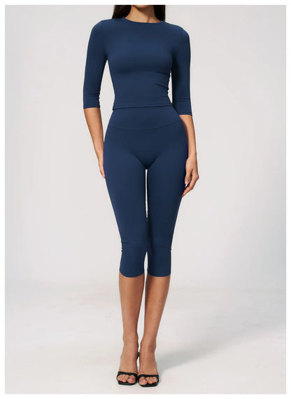 Summer Women Yoga Shirts Tight Yoga Top Breathable Fitness Sports T-Shirts Fitness Clothes Running Sport Top Gym Workout Shirts