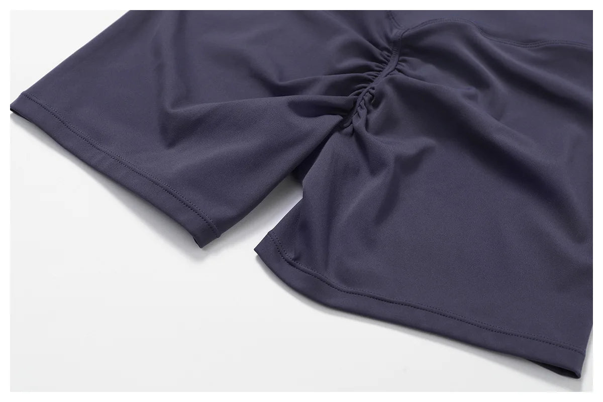 Yoga Shorts Women Fitness Shorts Running Cycling Shorts Quick Drying Sports Leggings High Waist Summer Workout Gym Push-up Short