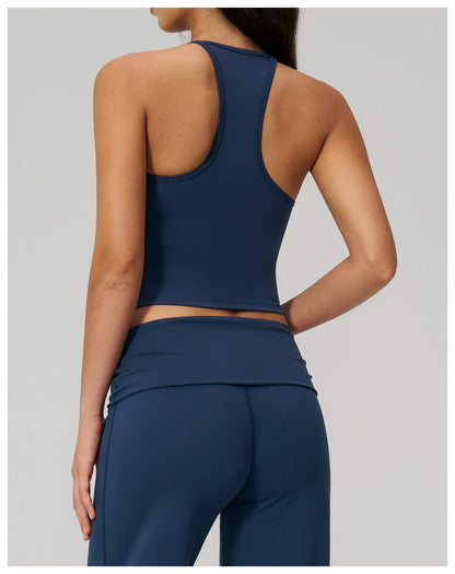 Summer Yoga Vest Women Workout Top Quick-Dry Crop Top Shockproof Gym Vest Female Running Tight Top Beautiful back Sports Tops