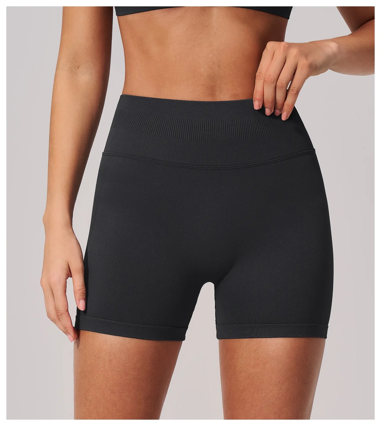 Seamless Sports Shorts Women Yoga Shorts High Waist Workout Shorts Breathable Sports Leggings Gym Shorts Running Cycling Shorts