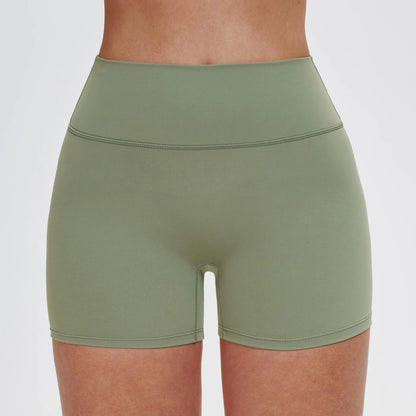 Women High Waist Yoga Shorts Running Cycling Shorts Breathable Fitness Shorts Female Summer Workout Shorts Gym Sports Tights