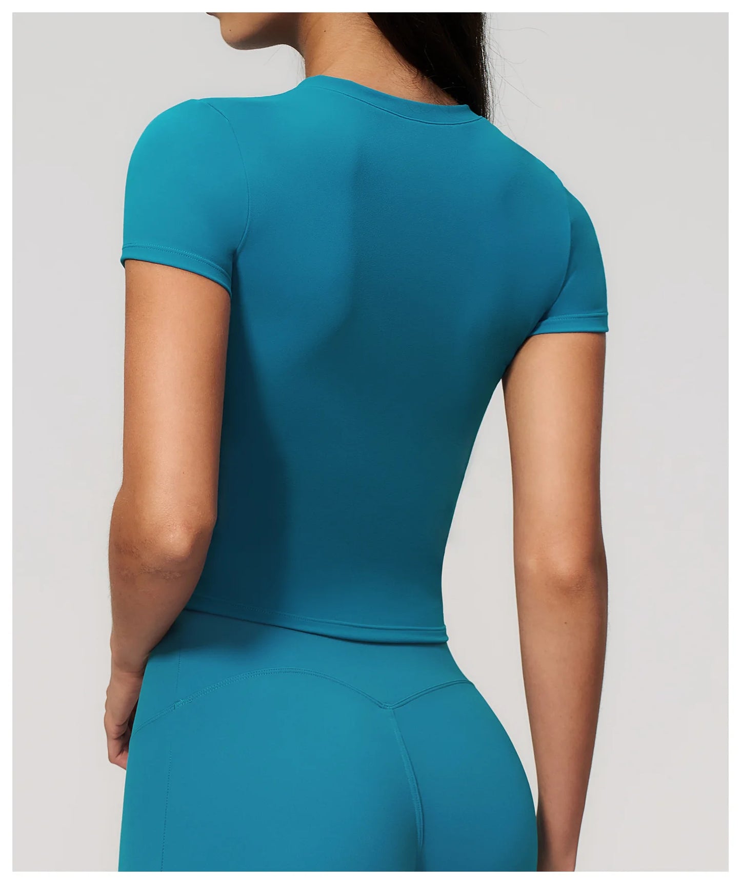 Women Yoga Top Sport T Shirts Fitness Clothes Quick-Drying Short Sleeve Yoga Shirt Gym Workout Top Running Active Wear Sport Top