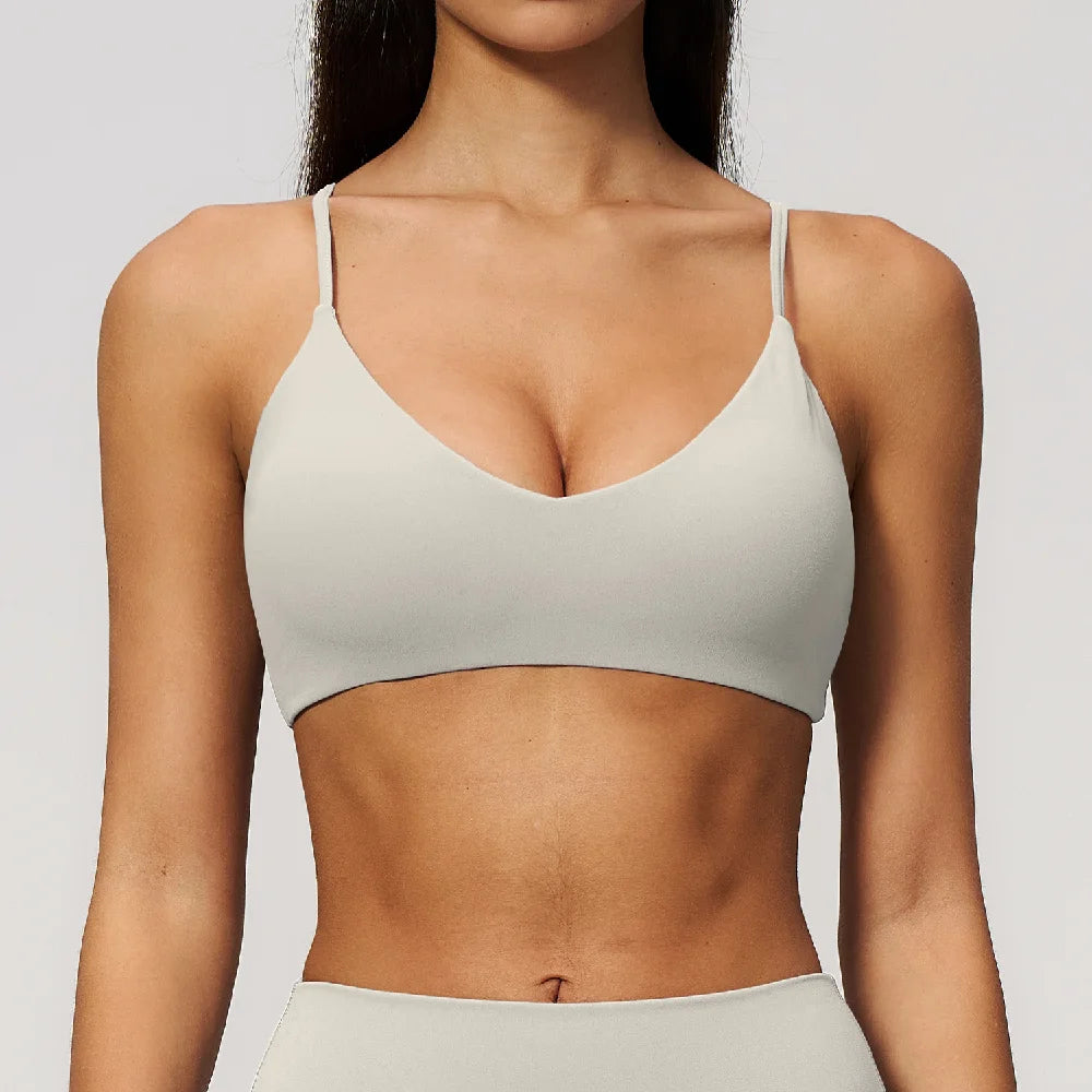 Summer Yoga Bra Women Shockproof Top Breathable Sports Bra Running Push Up Top Female Gym Workout Yoga Underwear Fitness Vest