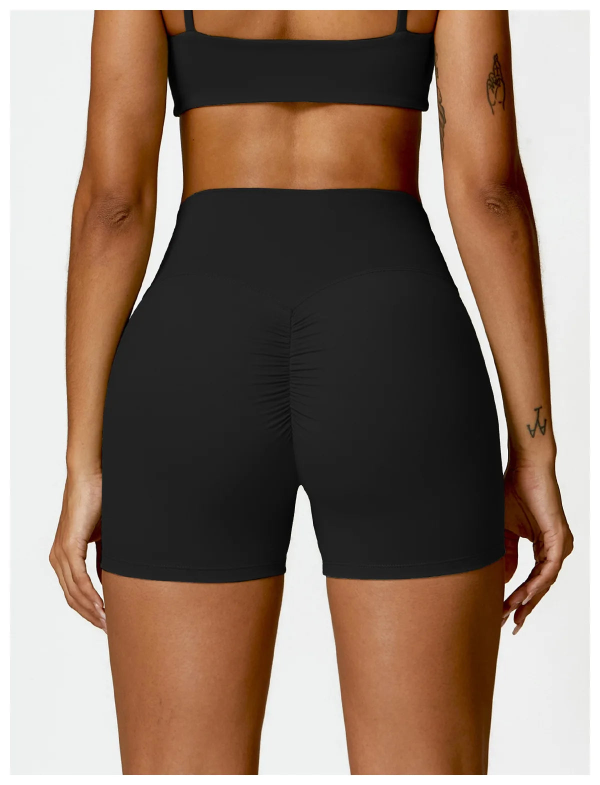 Yoga Shorts Women Scrunch Butt Yoga Pants High Waist Leggings Lift Butt Cycling Shorts Running Push Up Workout Gym Sports Shorts