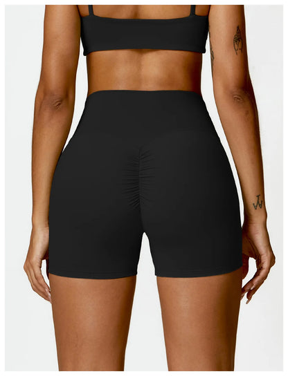Yoga Shorts Women Scrunch Butt Yoga Pants High Waist Leggings Lift Butt Cycling Shorts Running Push Up Workout Gym Sports Shorts