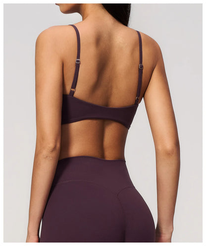 Summer Yoga Bra Women Shockproof Top Breathable Sports Bra Running Push Up Top Female Gym Workout Yoga Underwear Fitness Vest