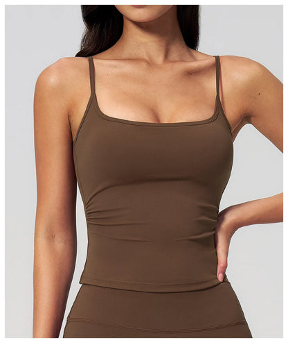 Summer Women's Yoga Vest Beautiful Back U-Top Workout Bra Quick-Dry Sports Vest Running Shockproof Vest Female Fitness Underwear