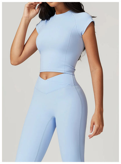 Women Clothing Yoga Tank Top Outdoor Jogging Workout Sports Top Fitness Sport Soft Elastic Women's Vest Gym Push-up Crop Tops
