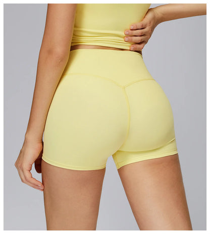 Women High Waist Yoga Shorts Running Cycling Shorts Breathable Fitness Shorts Female Summer Workout Shorts Gym Sports Tights