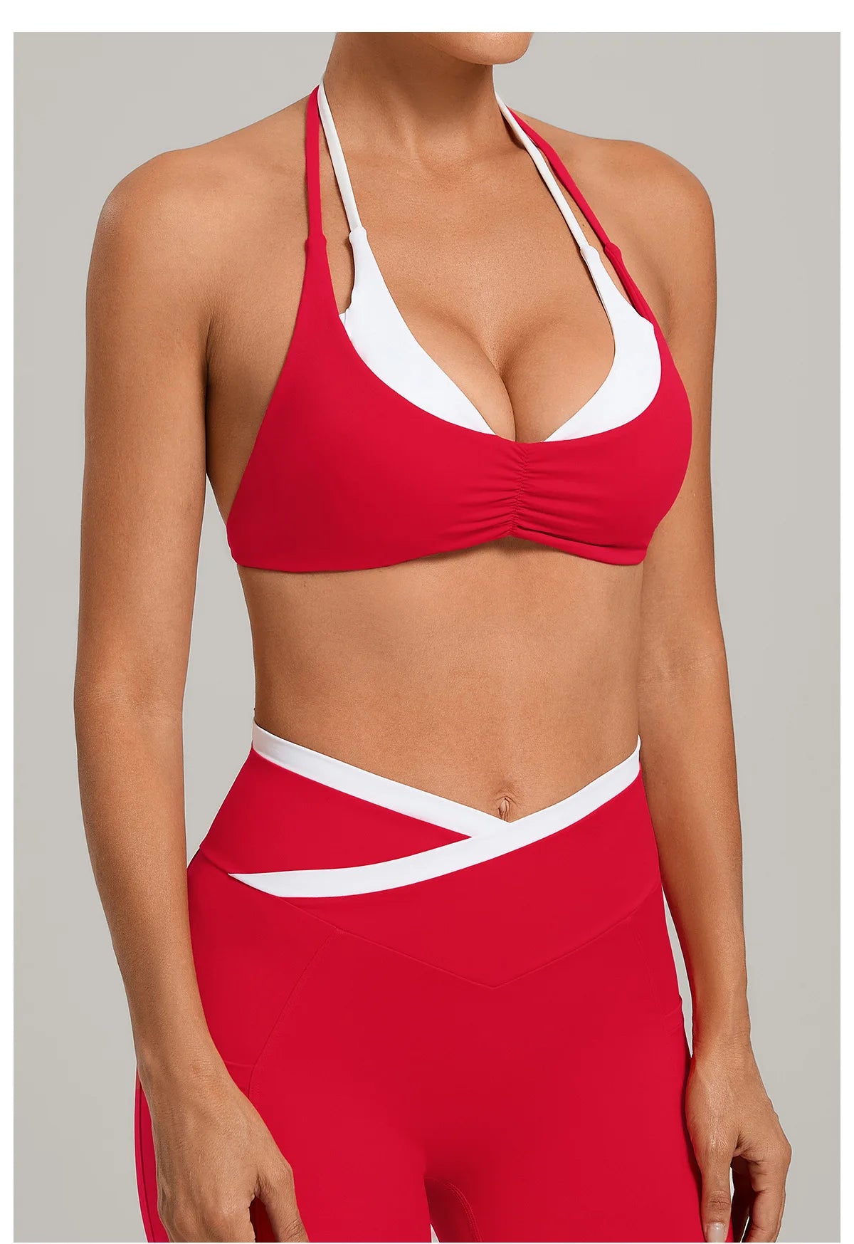 Sportswear Woman's Gym Underwear Stretch Shoulder Strap Fitness Sports Bra Breathable Female Top Yoga Sport Bra Outdoor Jogging