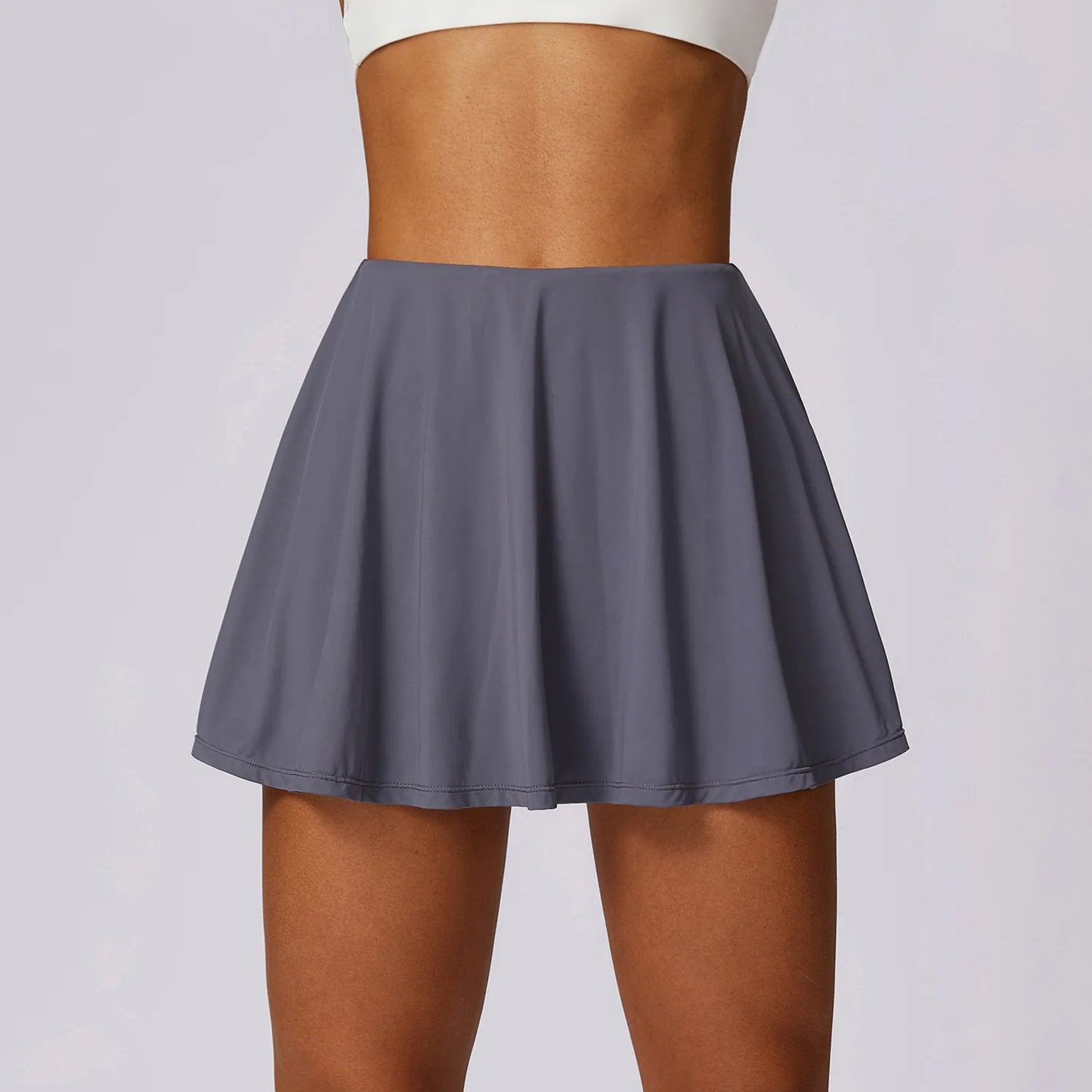 New Gym Yoga High Waist Yoga Skirt Tennis Sports Fitness Push Up Quick Drying Sun Protection Skirt UV Protection