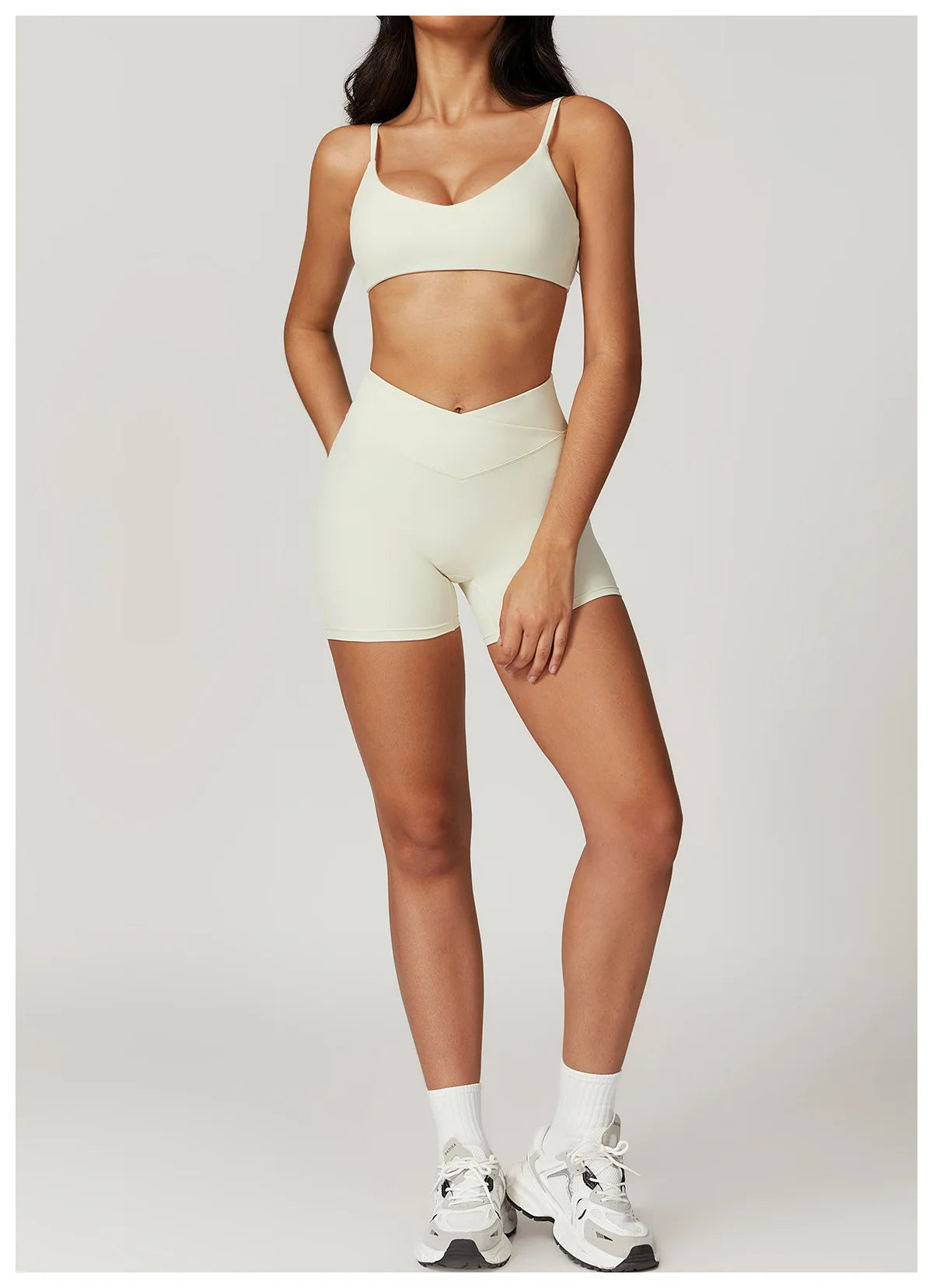 Yoga Shorts Women Fitness Shorts Running Cycling Shorts Quick Drying Sports Leggings High Waist Summer Workout Gym Push-up Short